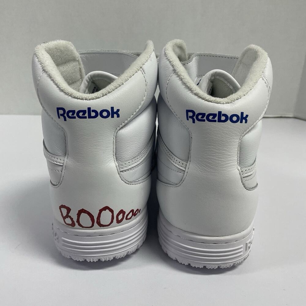 Reebok Ex-O-Fit Clean High SZ 11 White Bait Stranger Things Ghostbusters CN3570 - Picture 2 of 9